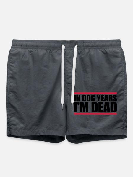 in dog years Dead - Swim Trunks - anthracite