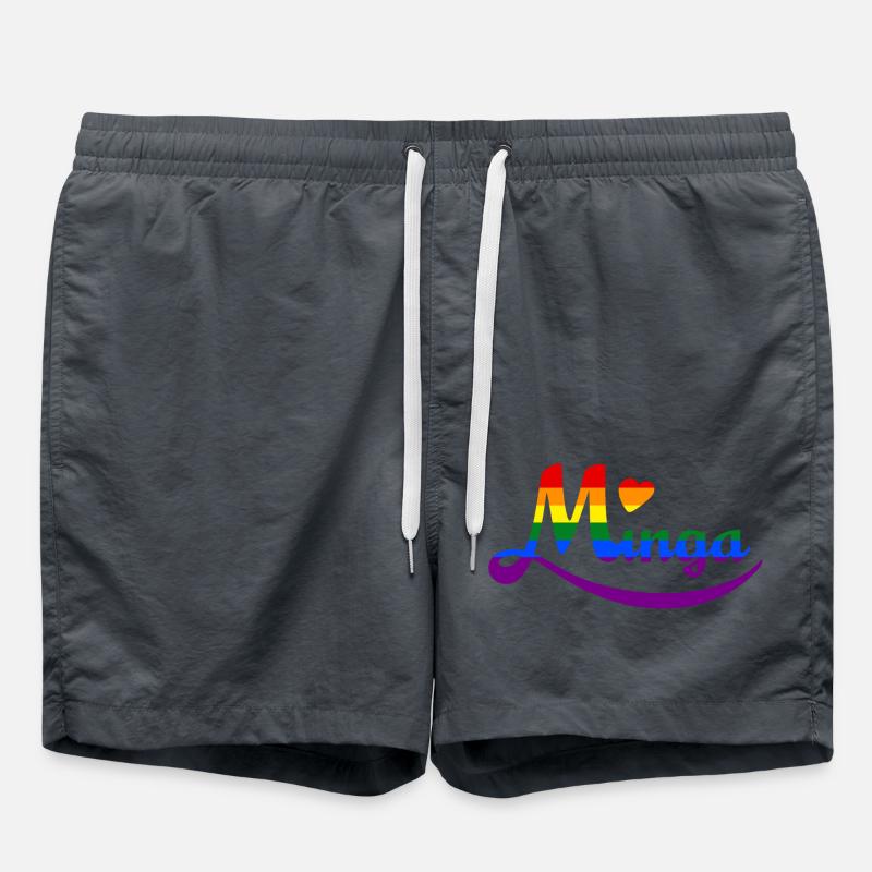 Minga Pride - Swim Trunks - anthracite