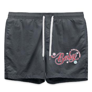 Bébé, il fait froid dehors - Short de bain - charbon - Devant - AI Model Male 185 light (185cm)