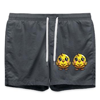 chicks - Swim Trunks - anthracite - Front - AI Model Male 185 light (185cm)