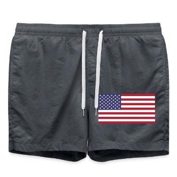 United States - Swim Trunks - anthracite - Front - AI Model Male 185 light (185cm)