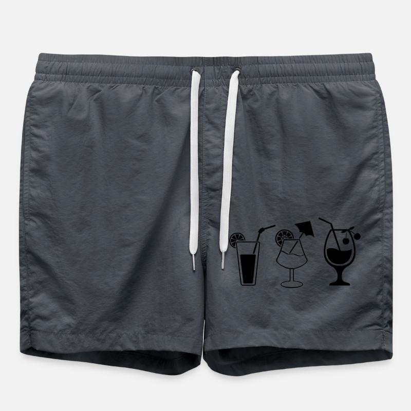 Cocktails - Swim Trunks - anthracite