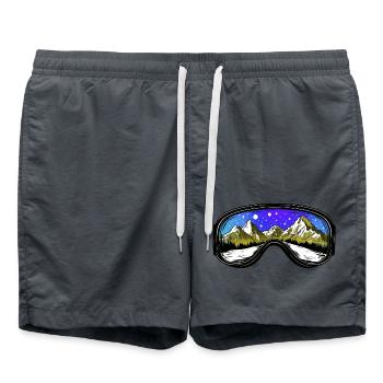 Lunettes de ski Mountains Icon - Short de bain - charbon - Devant - AI Model Male 185 light (185cm)
