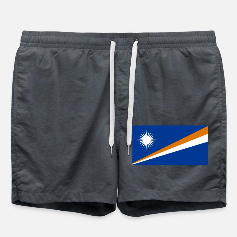 Marshall Islands - Swim Trunks - anthracite