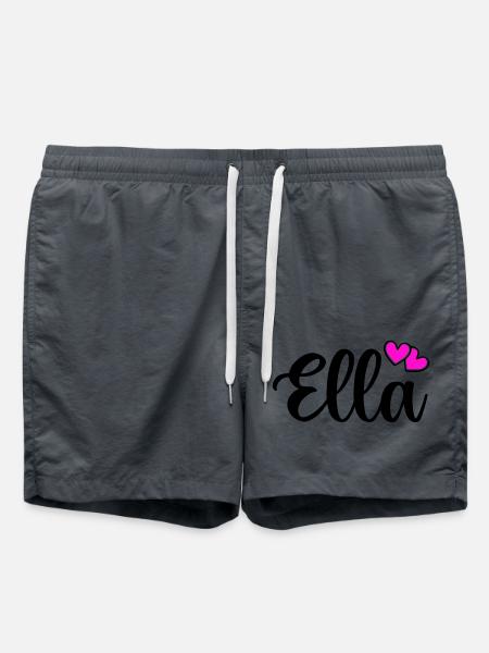 Ella Name - Swim Trunks - anthracite