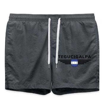Conception du t-shirt Tegucigalpa Fans - Short de bain - charbon - Devant - AI Model Male 185 light (185cm)