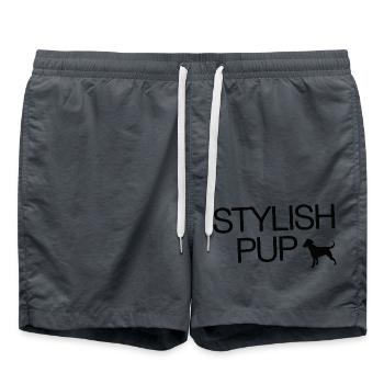 BANDANA POUR CHIEN - Short de bain - charbon - Devant - AI Model Male 185 light (185cm)