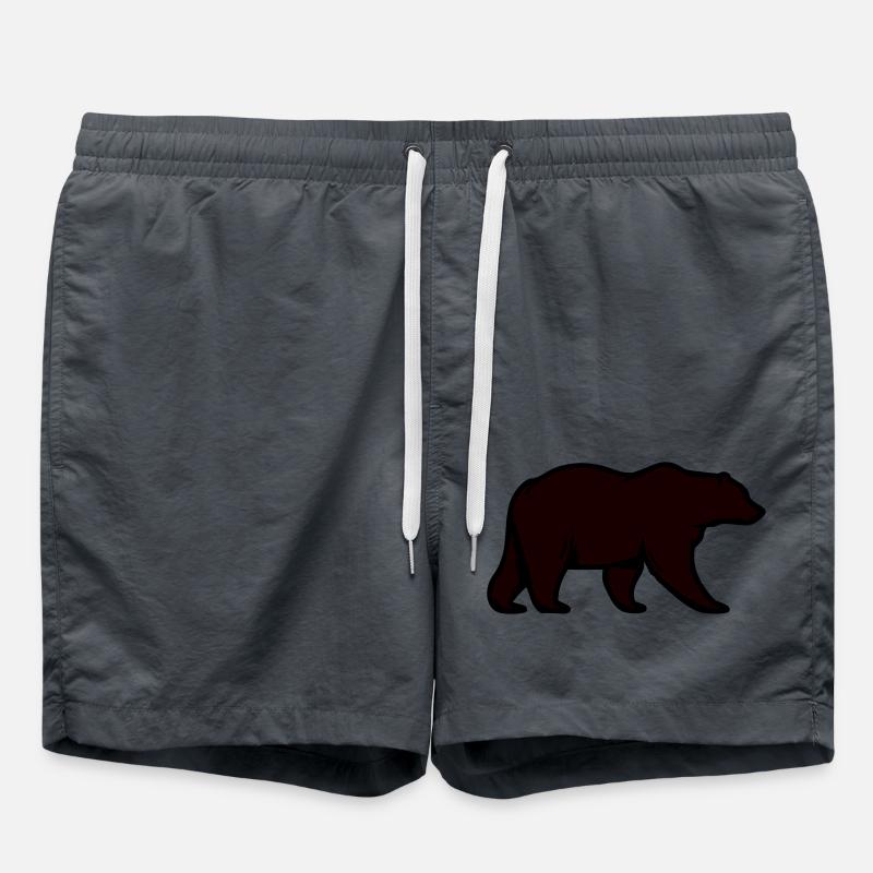bear - Swim Trunks - anthracite