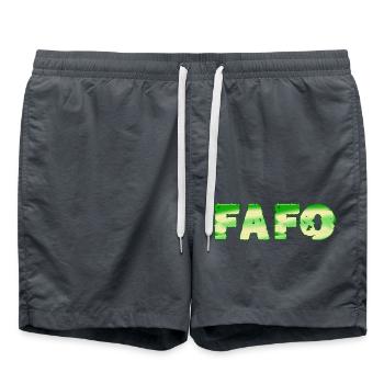 Fafo - Badeshorts - Anthrazit - Vorne - AI Model Male 185 light (185cm)