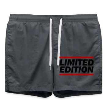 limited edition 02 - Badeshorts - Anthrazit - Vorne - AI Model Male 185 light (185cm)