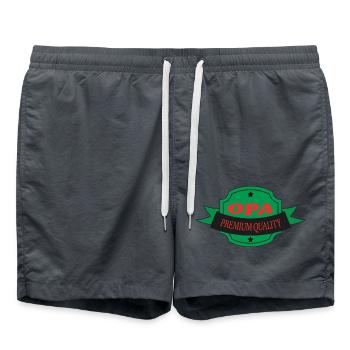 OPA PREMIUM QUALITY - Short de bain - charbon - Devant - AI Model Male 185 light (185cm)