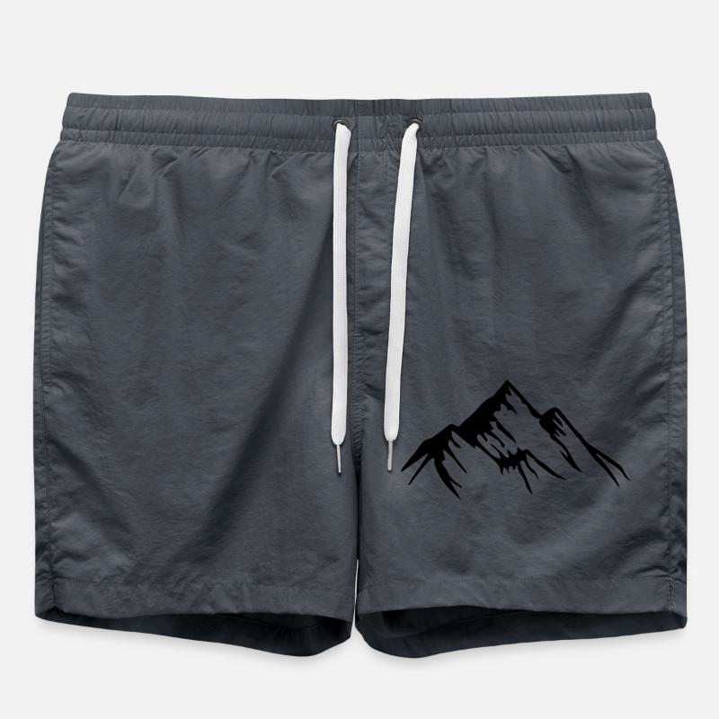 mountains - Swim Trunks - anthracite