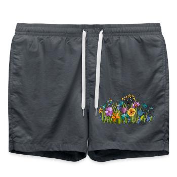Fleur - Short de bain - charbon - Devant - AI Model Male 185 light (185cm)
