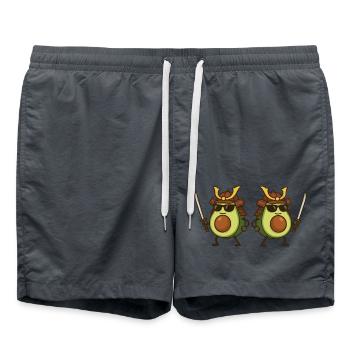 Avocat Samouraï 2 - Short de bain - charbon - Devant - AI Model Male 185 light (185cm)