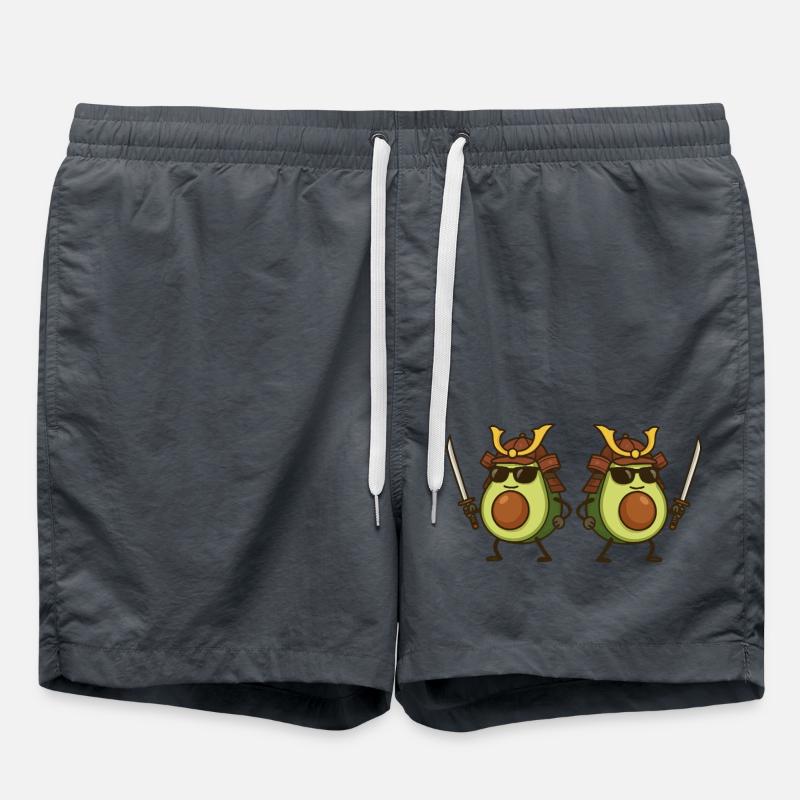 Avocado Samurai 2 - Swim Trunks - anthracite