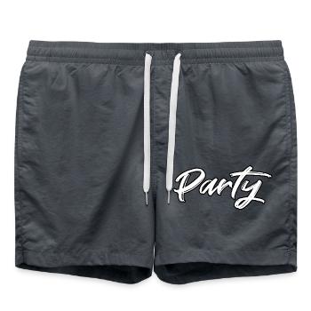 Party - Swim Trunks - anthracite - Front - AI Model Male 185 light (185cm)