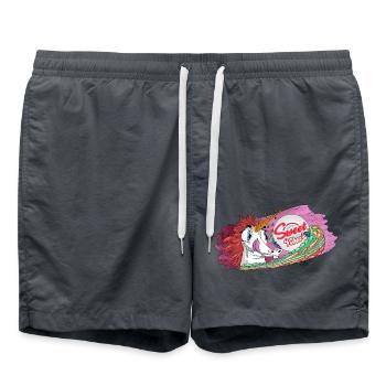 Vibez sucré - Short de bain - charbon - Devant - AI Model Male 185 light (185cm)