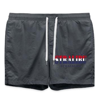 STRALIBU - Badeshorts - Anthrazit - Vorne - AI Model Male 185 light (185cm)