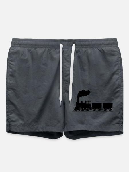 dampflokomotive - Badeshorts - Anthrazit