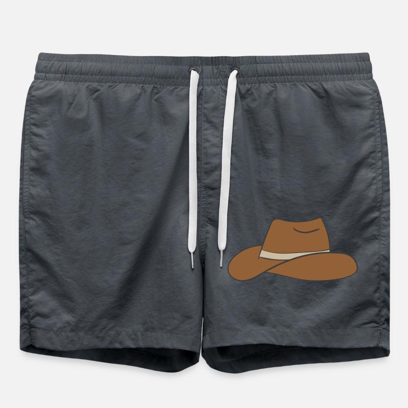 cowboy hat - Swim Trunks - anthracite