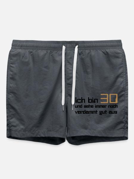 30 - Short de bain - charbon