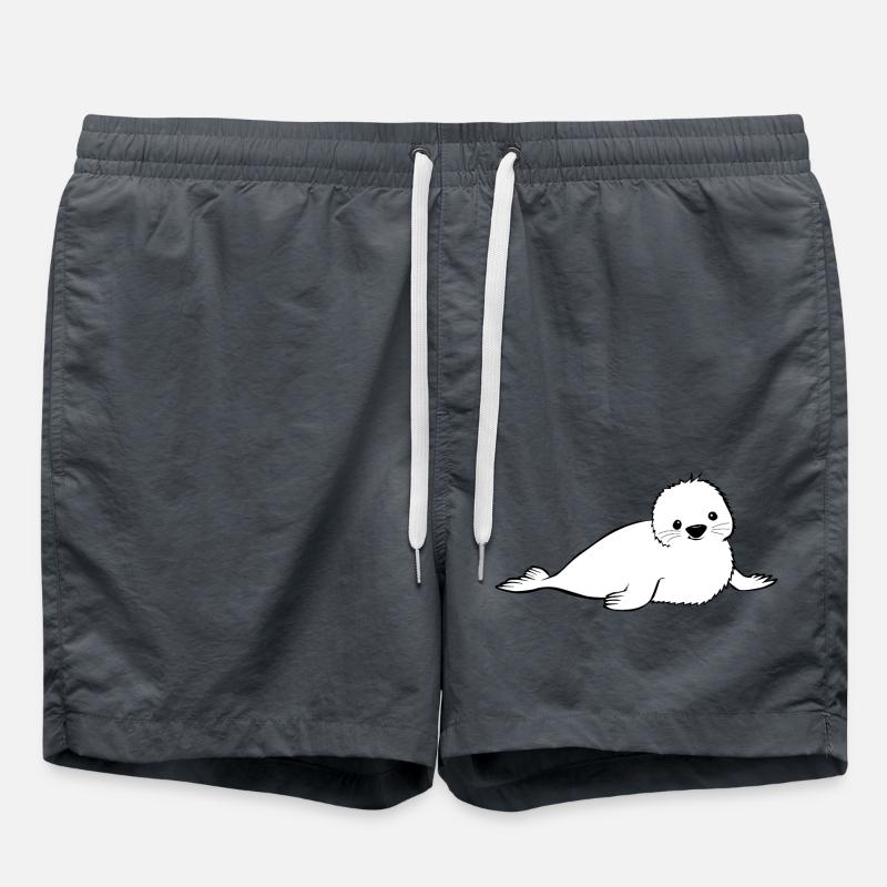 Robbe is dancing - Swim Trunks - anthracite
