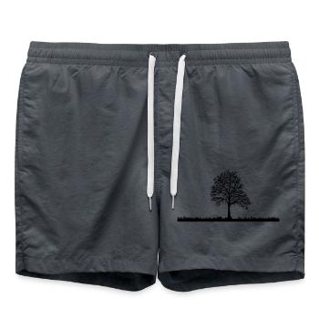 arbre - Short de bain - charbon - Devant - AI Model Male 185 light (185cm)