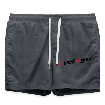 2 Fast 4 You - Short de bain - charbon - Devant - AI Model Male 185 light (185cm)