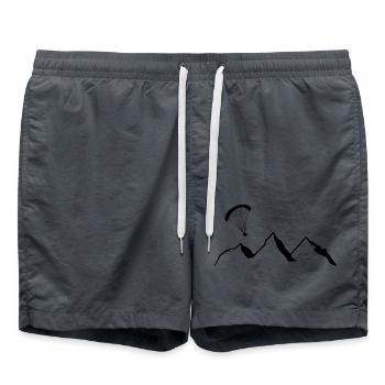 Paraglider - Swim Trunks - anthracite - Front - AI Model Male 185 light (185cm)