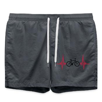pouls fréquence cardiaque conduite vélo sports vélo - Short de bain - charbon - Devant - AI Model Male 185 light (185cm)