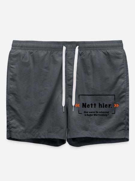 Aber waren Sie schon mal in Baden Wu rttemberg vek - Badeshorts - Anthrazit