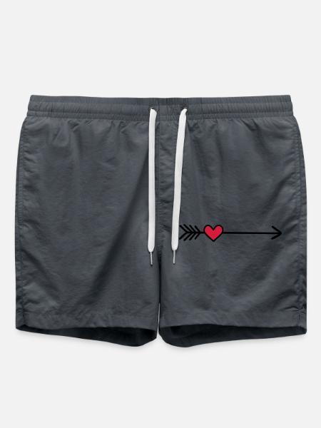 heart - Swim Trunks - anthracite
