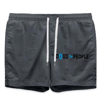 Logo Dogs People - Swim Trunks - anthracite - Front - AI Model Male 185 light (185cm)