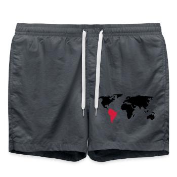 Destination: South America - Swim Trunks - anthracite - Front - AI Model Male 185 light (185cm)