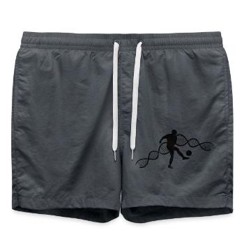 Fußball Geschenk Fußballtrainer Fan Fußballspieler - Badeshorts - Anthrazit - Vorne - AI Model Male 185 light (185cm)