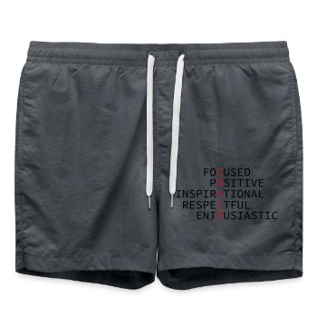 Coach - Swim Trunks - anthracite - Front - AI Model Male 185 light (185cm)