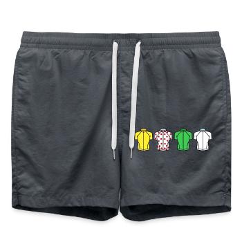 Jersey Leaders Champion Radfahren - Badeshorts - Anthrazit - Vorne - AI Model Male 185 light (185cm)