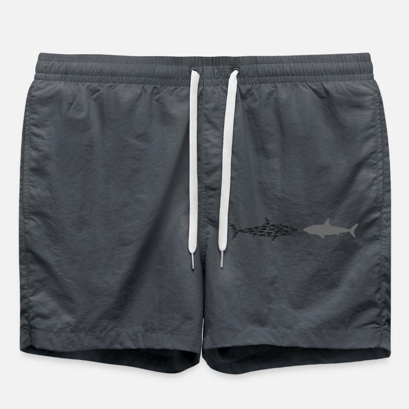 Shark - Swim Trunks - anthracite