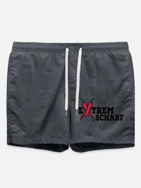 extrem scharf - Badeshorts - Anthrazit