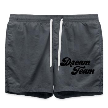 Dream Team - Badeshorts - Anthrazit - Vorne - AI Model Male 185 light (185cm)