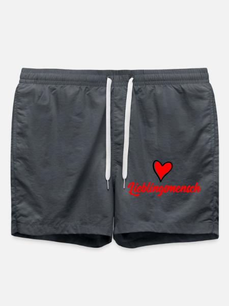 Favorite person - Swim Trunks - anthracite