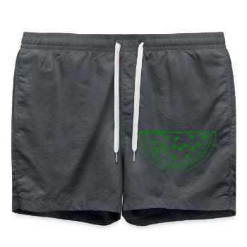 Pastèque - Short de bain - charbon - Devant - AI Model Male 185 light (185cm)
