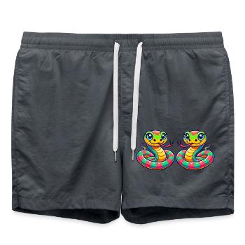 Serpent 2 - Short de bain - charbon - Devant - AI Model Male 185 light (185cm)