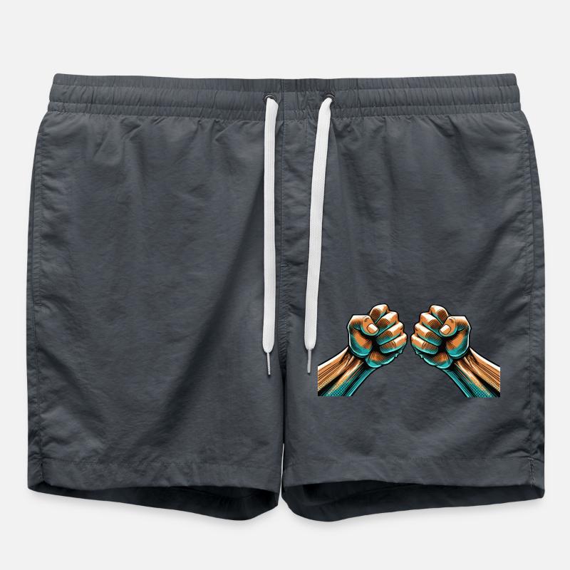 fist - Swim Trunks - anthracite