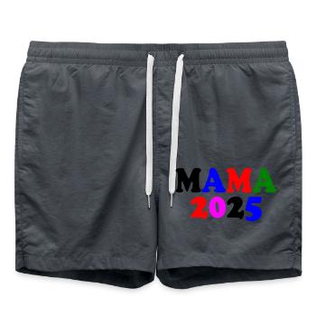 Mama 2025 - Badeshorts - Anthrazit - Vorne - AI Model Male 185 light (185cm)