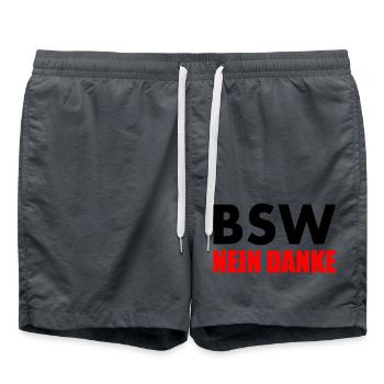 Bsw non merci - Short de bain - charbon - Devant - AI Model Male 185 light (185cm)
