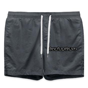 Stag party wedding - Swim Trunks - anthracite - Front - AI Model Male 185 light (185cm)