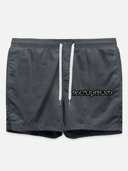 Polterabend Hochzeit - Badeshorts - Anthrazit
