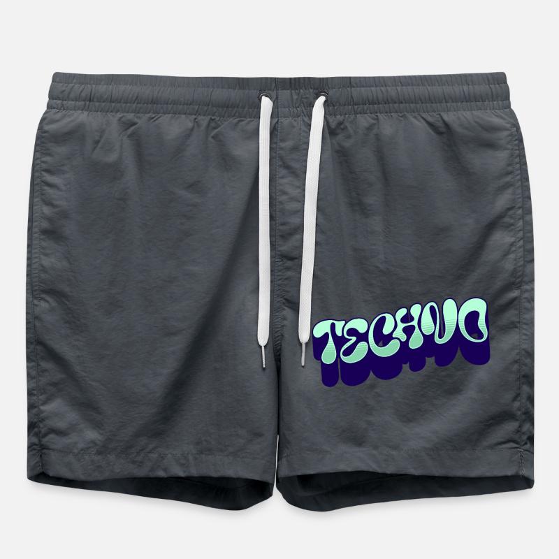 Techno - Swim Trunks - anthracite