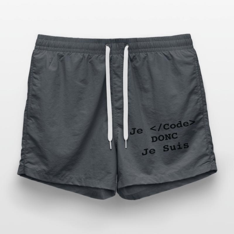 I code so I'm a computer scientist and a programmer Swim Trunks